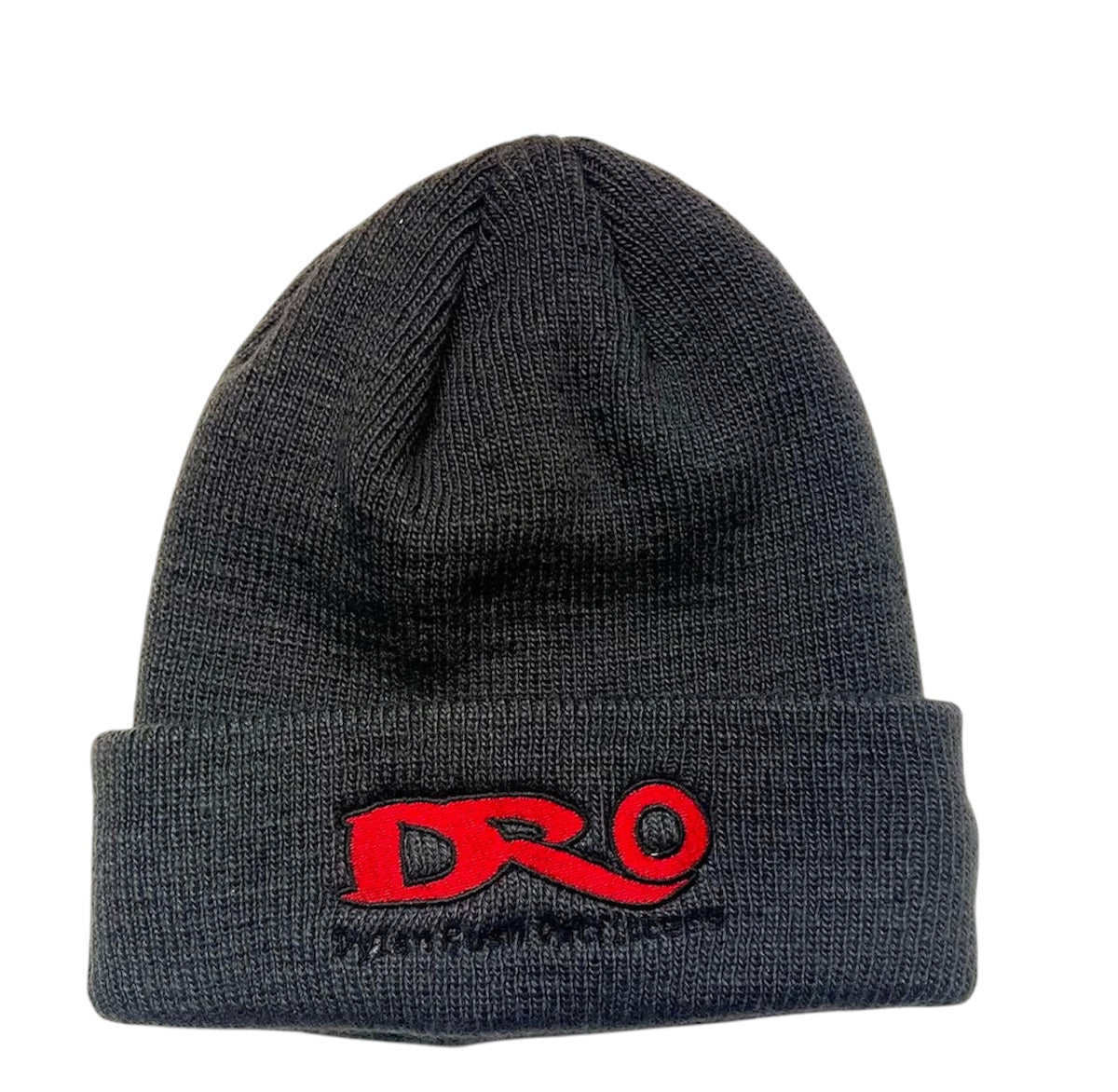 Dro Shop DRO Embroidered Graphite New Era Speckled Beanie – Dylan Rush Outfitters